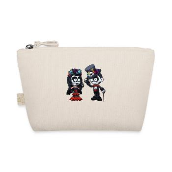Day Of The Dead Sugar Skull Kids - Organic Pouch - nature - Front