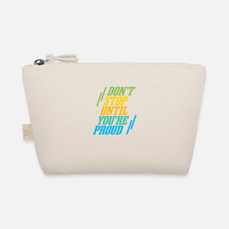 Ne vous arrêtez pas jusqu’à ce que vous soyez fier Trousse biologique