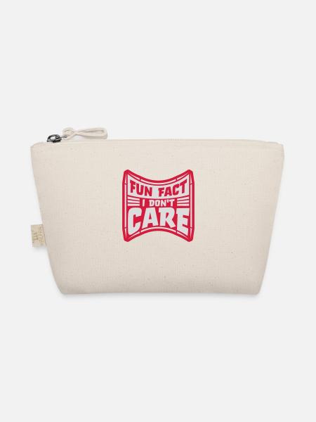 I dont care fact - Bio-Täschchen - Natur - Vorne