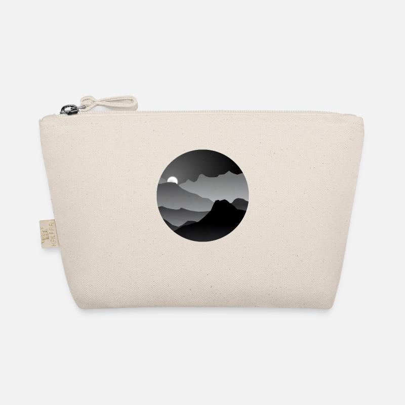 Dunkle Landschaft Bio-Täschchen