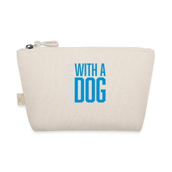 better with a dog - Organic Pouch - nature - Front