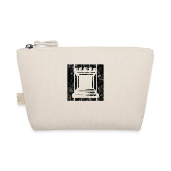 Retro Chess Chess Player Checkmate Chess Piece - Organic Pouch - nature - Front