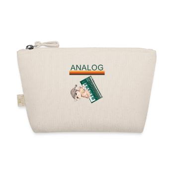 Analog Synth Cat Retro Synthesizer Music Producer - Organic Pouch - nature - Front