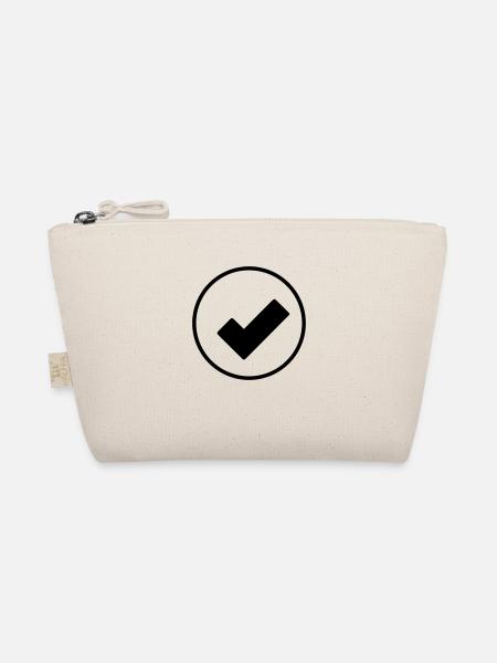 Hook Emoji Sketch Drawing - Organic Pouch - nature