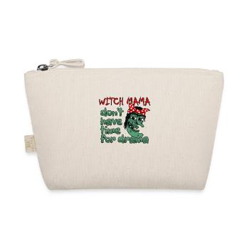 Halloween witch mom has no time for drama - Organic Pouch - nature - Front