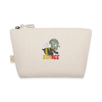 Zombee Zombie Biene gruselig Halloween - Bio-Täschchen - Natur - Vorne