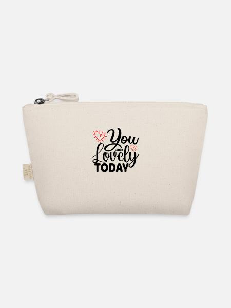 You look lovely today - Bio-Täschchen - Natur - Vorne