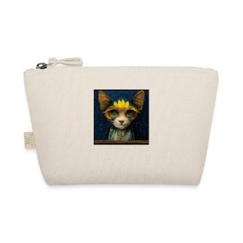 Chat mignon dans le style Van Gogh, très détaillé - Trousse biologique - nature - Devant