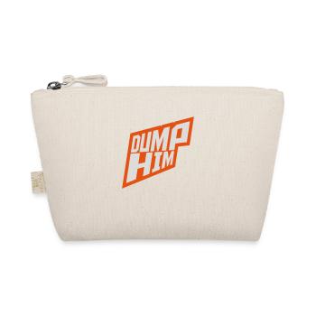 dump him Zitat Logo - Bio-Täschchen - Natur - Vorne