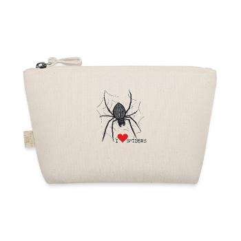Spider, spider web, Halloween - Organic Pouch - nature - Front