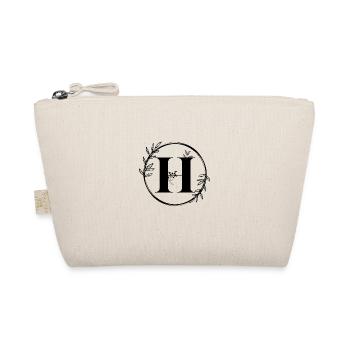 Buchstabe H Floral - Bio-Täschchen - Natur - Vorne