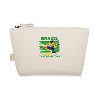 Brésil Football 2022 supporter de Brésil foot - Trousse biologique - nature - Devant