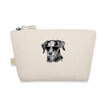 Chiens teckels avec lunettes de soleil motif cool 11 - Trousse biologique - nature - Devant
