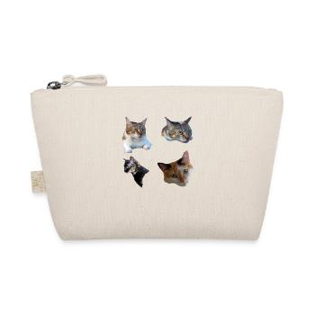 cat kitten - Organic Pouch - nature - Front