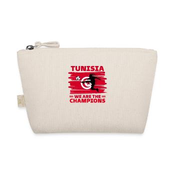 Tunisie Football 2022 supporter of Tunisie football - Organic Pouch - nature - Front