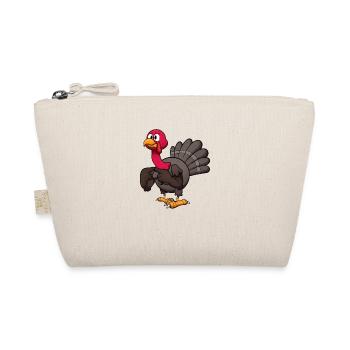 Adorable Turkey - Organic Pouch - nature - Front