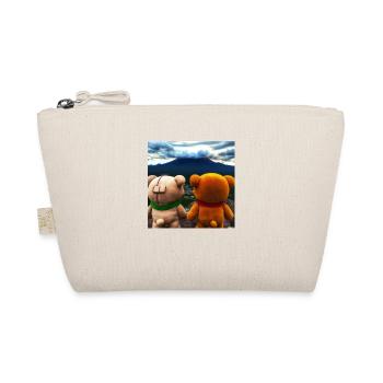 Teddys am Mount Fiji - Bio-Täschchen - Natur - Vorne