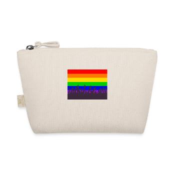 LGBT Rainbow Transgender Flag With Waving Hands - Organic Pouch - nature - Front