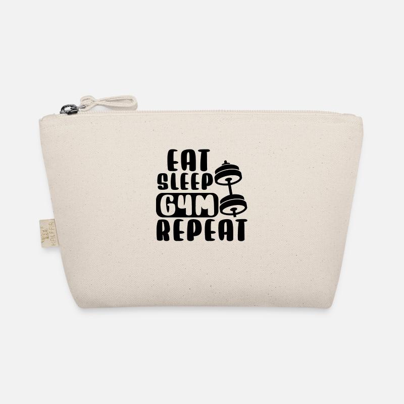 EAT SLEEP GYM REPEAT Organic Pouch