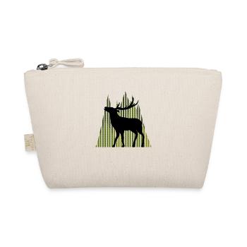 Hirsch - Bio-Täschchen - Natur - Vorne
