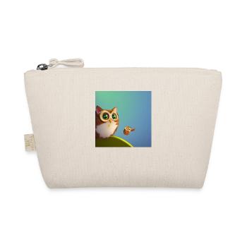 Cat and owl - Organic Pouch - nature - Front