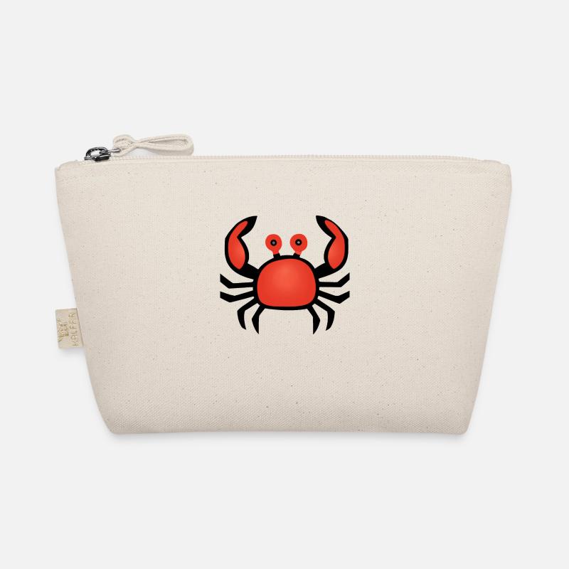 crab Illustration Organic Pouch