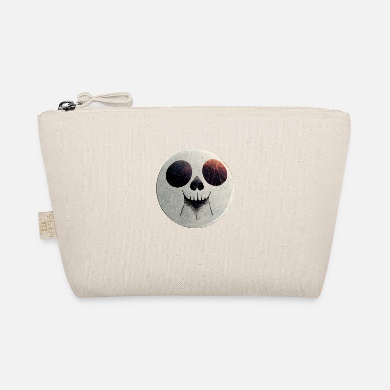 Happy Skull - Bio-Täschchen - Natur