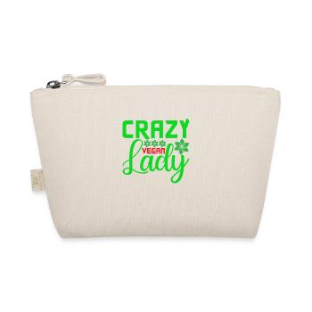 Crazy Vegan Lady - Bio-Täschchen - Natur - Vorne