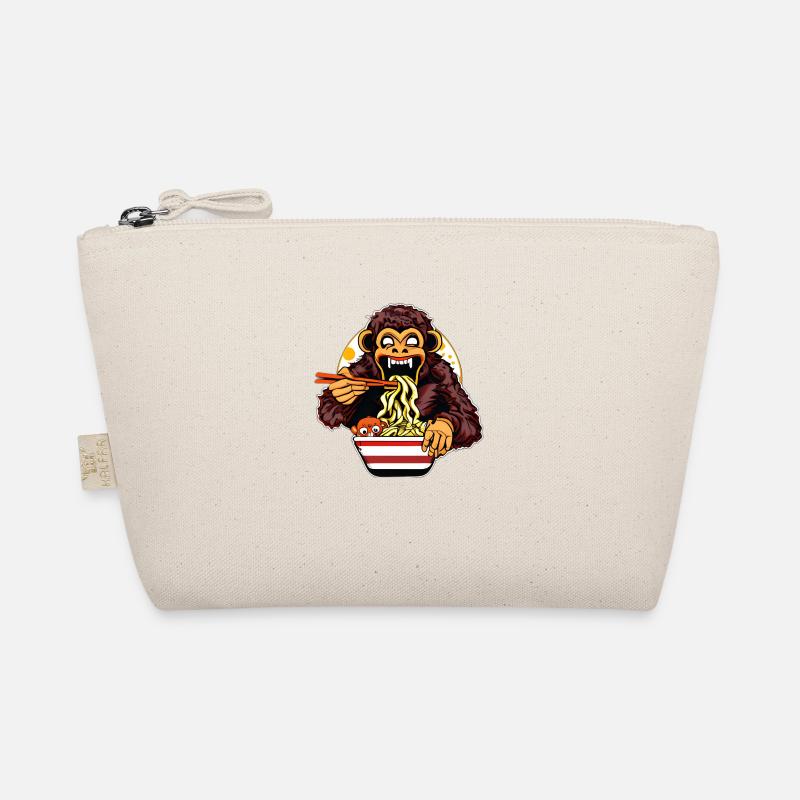 Creepy Monkey aime le design de nouilles ramen Trousse biologique