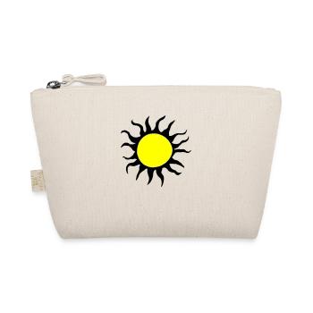 Sun Summer Watercolor Nature Beach Sky Vector 6 - Organic Pouch - nature - Front