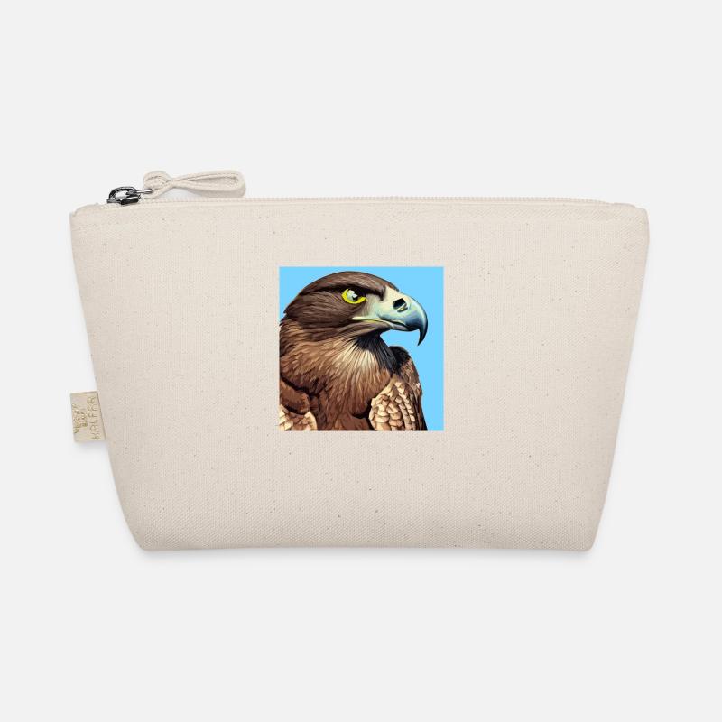 Eagle head illustration Organic Pouch
