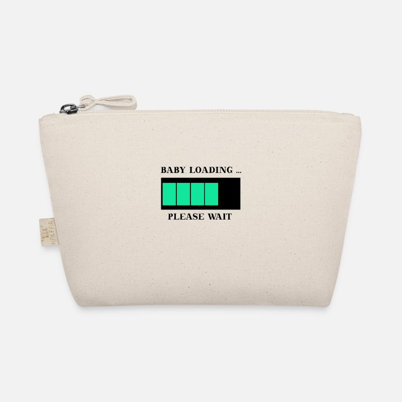 Baby loading please wait pregnant funny gift Organic Pouch