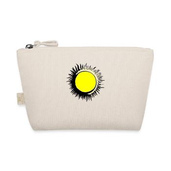 Sun Summer Watercolor Nature Beach Sky Vector - Organic Pouch - nature - Front