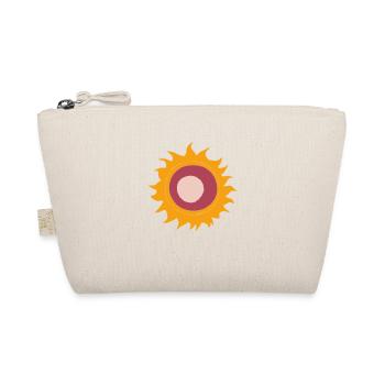 Sun Summer Watercolor Nature Beach Sky Vector 9 - Organic Pouch - nature - Front