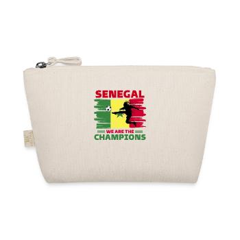 Senegal Football 2022 supporter Senegalese Foot - Organic Pouch - nature - Front