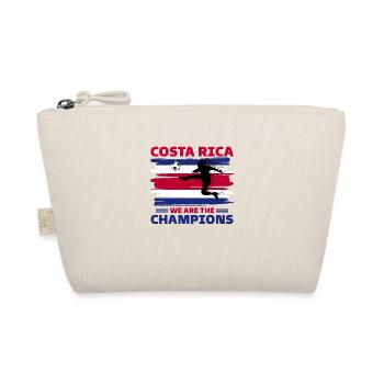 Costa Rica Football 2022 supporter Costa Rica - Organic Pouch - nature - Front