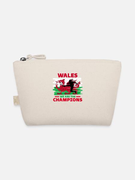 Wales Football 2022 Wales supporters Football - Organic Pouch - nature - Front
