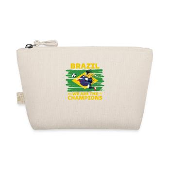 brazil football 2022 brazil football fan - Organic Pouch - nature - Front