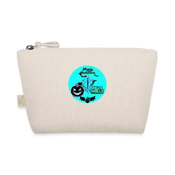 Halloween, bats and pumpkin - Organic Pouch - nature - Front