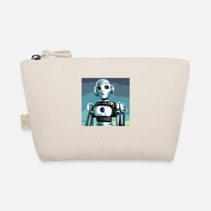 Robot, android, cyborg, science fiction Organic Pouch
