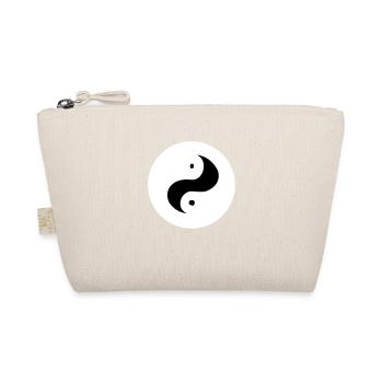 Yin Yang Sign Symbol Peace Happiness Vector 5 - Organic Pouch - nature - Front