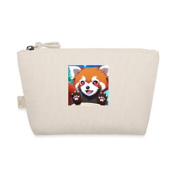 Red panda Anime - Bio-Täschchen - Natur - Vorne
