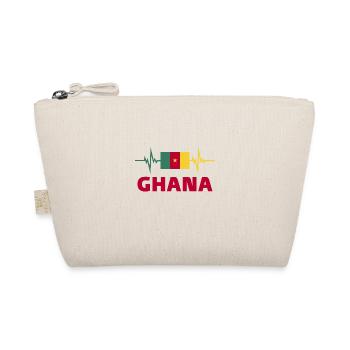 Ghana Football 2022 Ghana Heartbeat Ghana Flag - Trousse biologique - nature - Devant