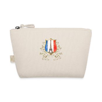 France French Paris France Europe Eiffel Tower - Organic Pouch - nature - Front