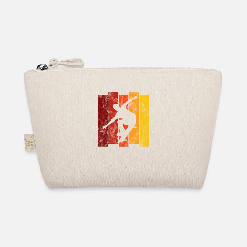 Skateboarder Skateboard Skater Skate Skateing Organic Pouch