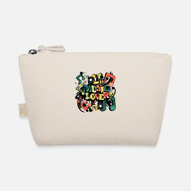 Mélomane text art - Graffiti style grunge Trousse biologique