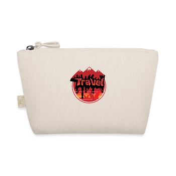 Art graphique de badge de voyage et de vacances - Trousse biologique - nature - Devant