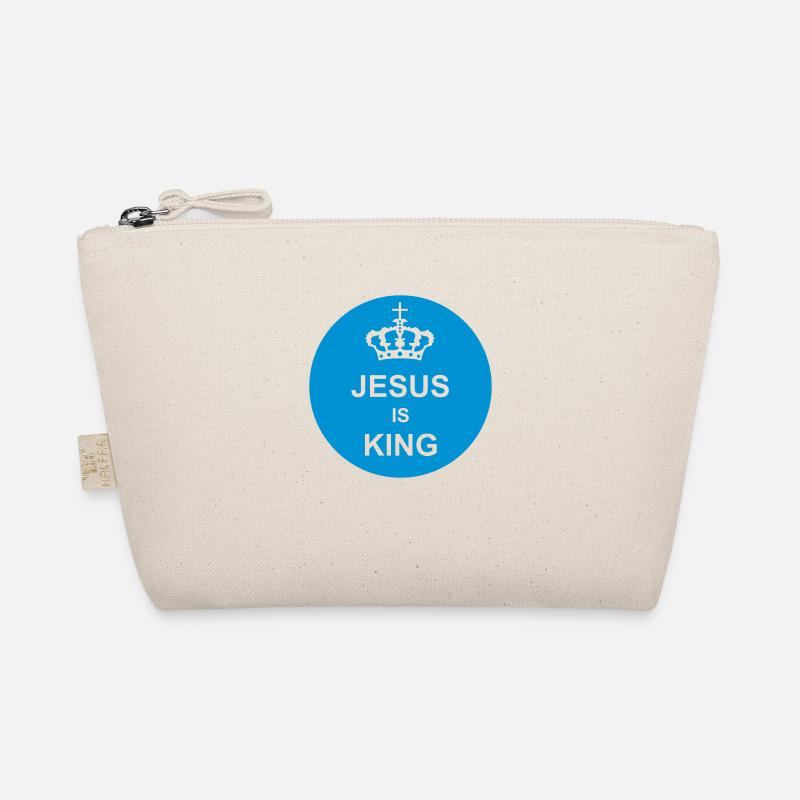 jesus is king Zitat - Bio-Täschchen - Natur