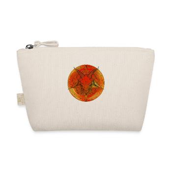 Pentagramme surmonté d'une tête de baphomet - Trousse biologique - nature - Devant