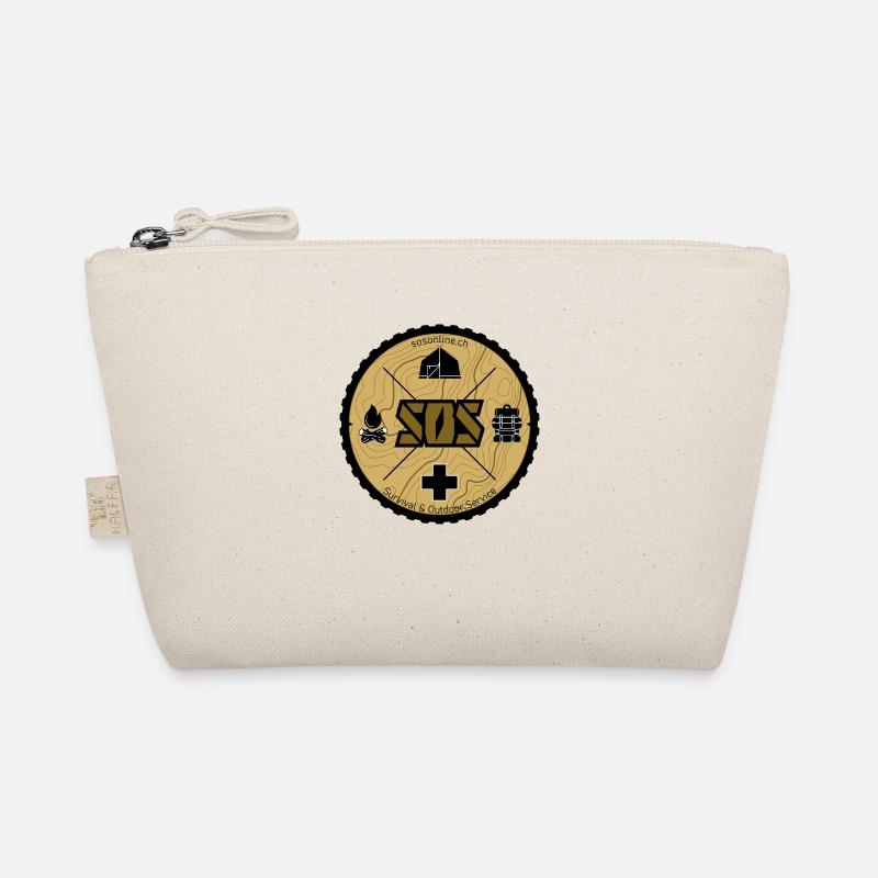 SOSonline.ch logo sand/beige Organic Pouch